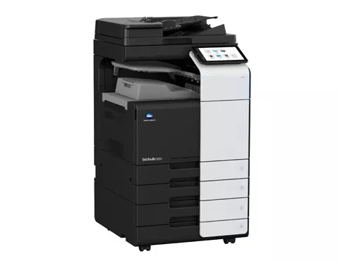 Multifunctionala color Konica Minolta A3 Bizhub C251i set cu DF-632, stand si toner